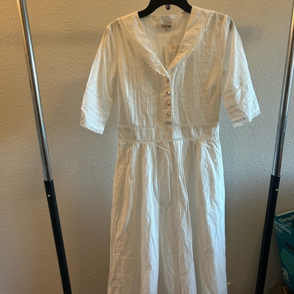 Simple retro Fiona Midi Dress - Picture 2 of 6